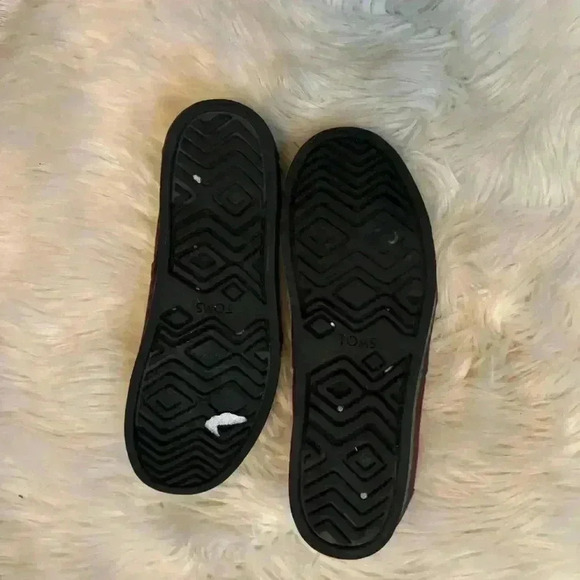 Toms Women's Alpargatas Boardwalk Platform Cabaret Canvas Color Size 8 - Picture 5 of 7